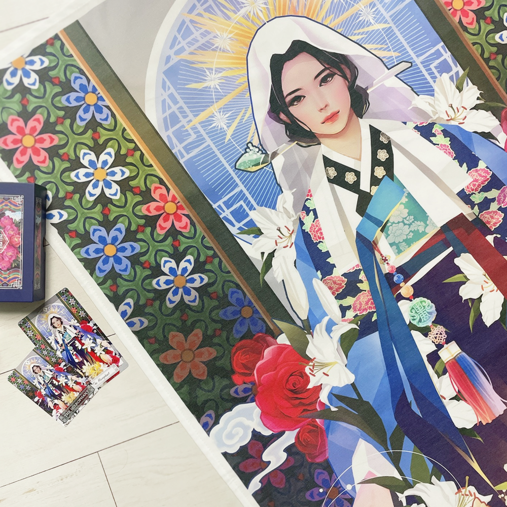 The Hirophant Fabric Poster