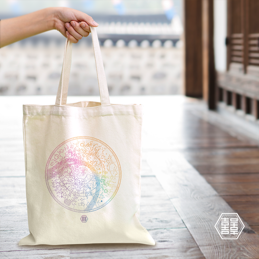 Traditional Korean Astronomical Chart Eco Bag