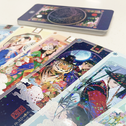 24 Seasons Holographic Oracle Card Set