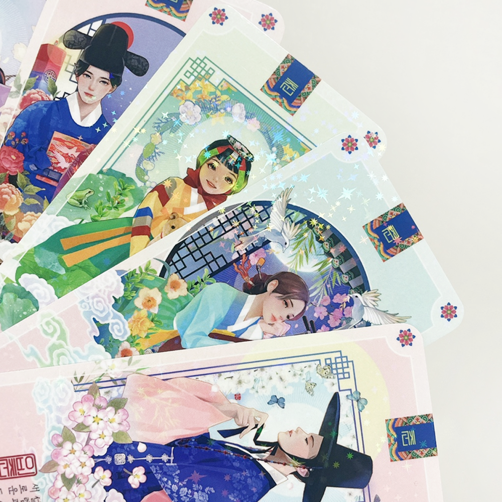 24 Seasons Holographic Oracle Card Set