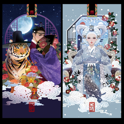 Major Snow, Winter Solstice Animated Card Set